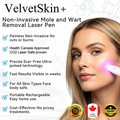 BLACK FRIDAY 70% OFF-Zynkoro VelvetSkin+Series ⚔️All-in-One Laser Eraser Pen🖊️ (🔬Powered by CO₂ laser technology – effectively removes moles, warts, skin tags, pigmentation spots, and other skin imperfections)