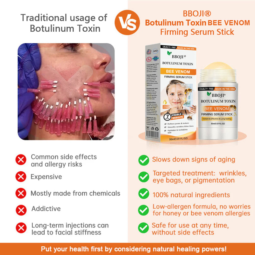 Made and Shipped from USA✨ BBOJI® Botulinum Toxin BEE VENOM Firming Serum Stick(🔥LAST DAY 70% OFF)💄