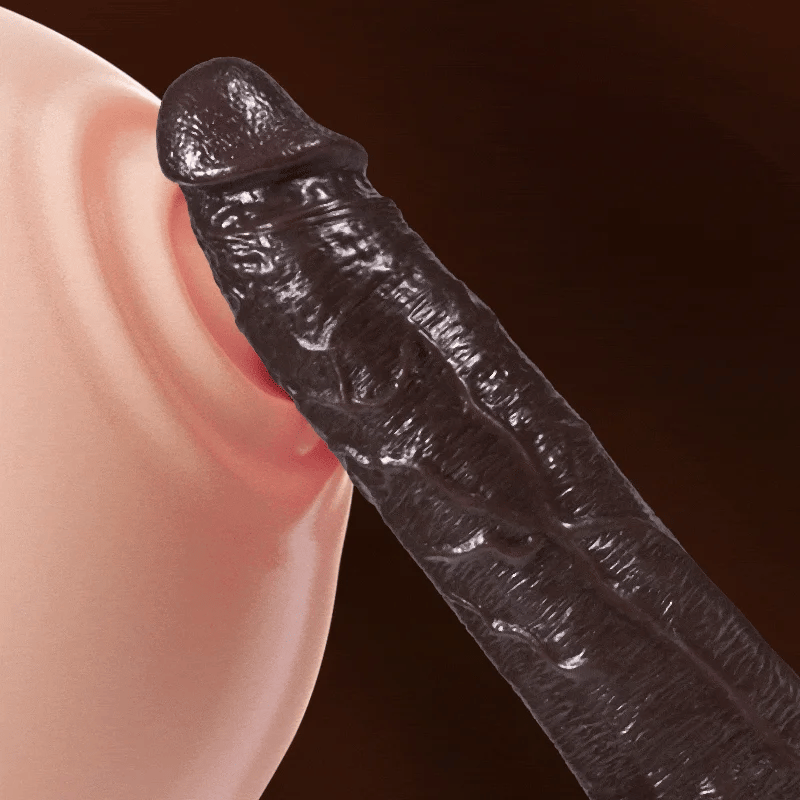 ❤Discreet Shipping Zynkoro - Thrusting Thick Long Lifelike Heating Big Black Dildo 10.83 Inch