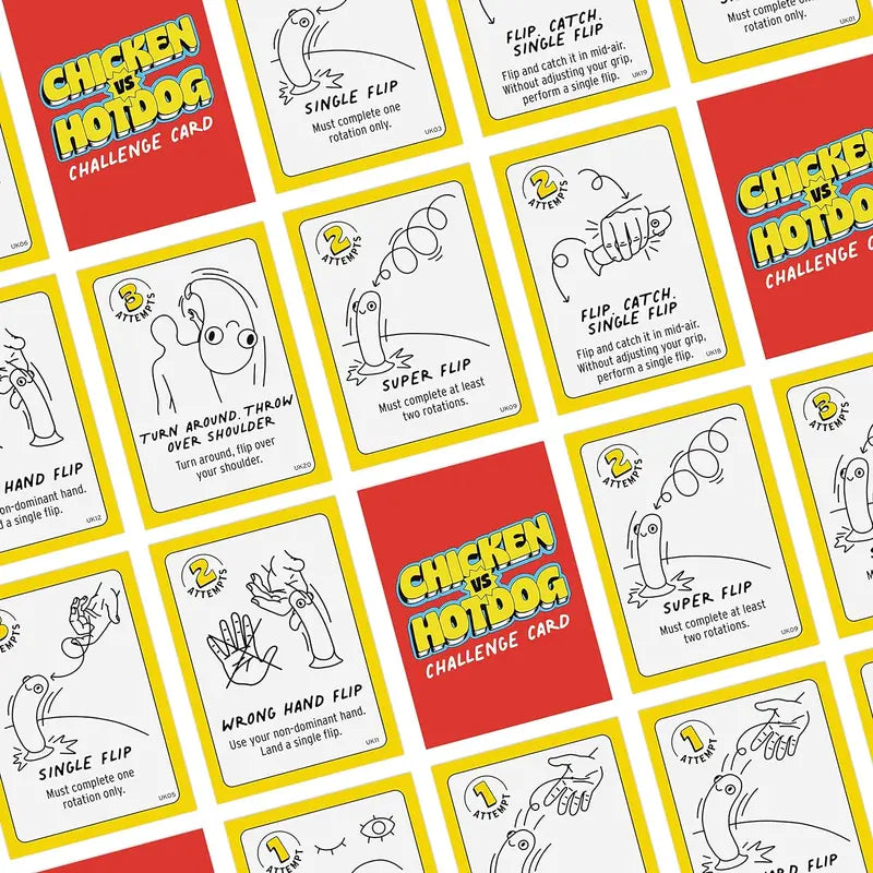 🔥Black Friday warm-up: 60% OFF🔥Chicken vs Hotdog Party Game – Flip, Stick & Laugh!