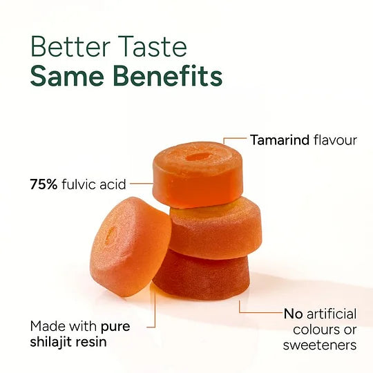 【🔥Last day for 75%OFF】 Pure Himalayan Shilajit Gummies | With KSM 66 & other herbs | No Added Sugar | 60 Individually Wrapped Chewables | 1 month pack | Edible Supplement