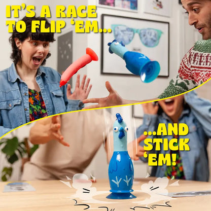 🔥Black Friday warm-up: 60% OFF🔥Chicken vs Hotdog Party Game – Flip, Stick & Laugh!