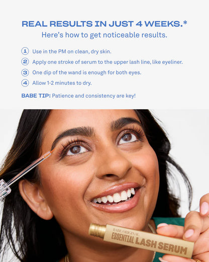 【Official certification】🔥Black Friday-70%OFF & Lash Serum - Fuller & Longer Looking Eyelashes