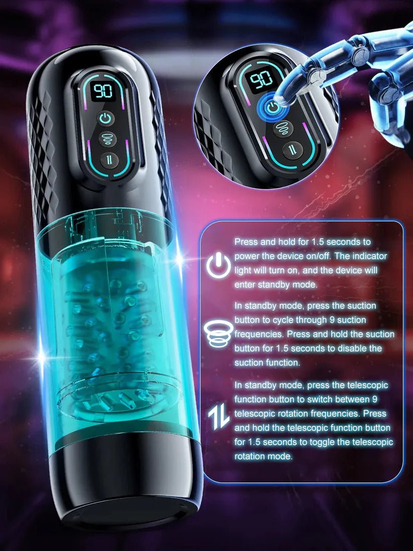 ❤【Discreet Delivery】-Smart Suction & Stroke Device – Fully Automated for Effortless Enjoyment