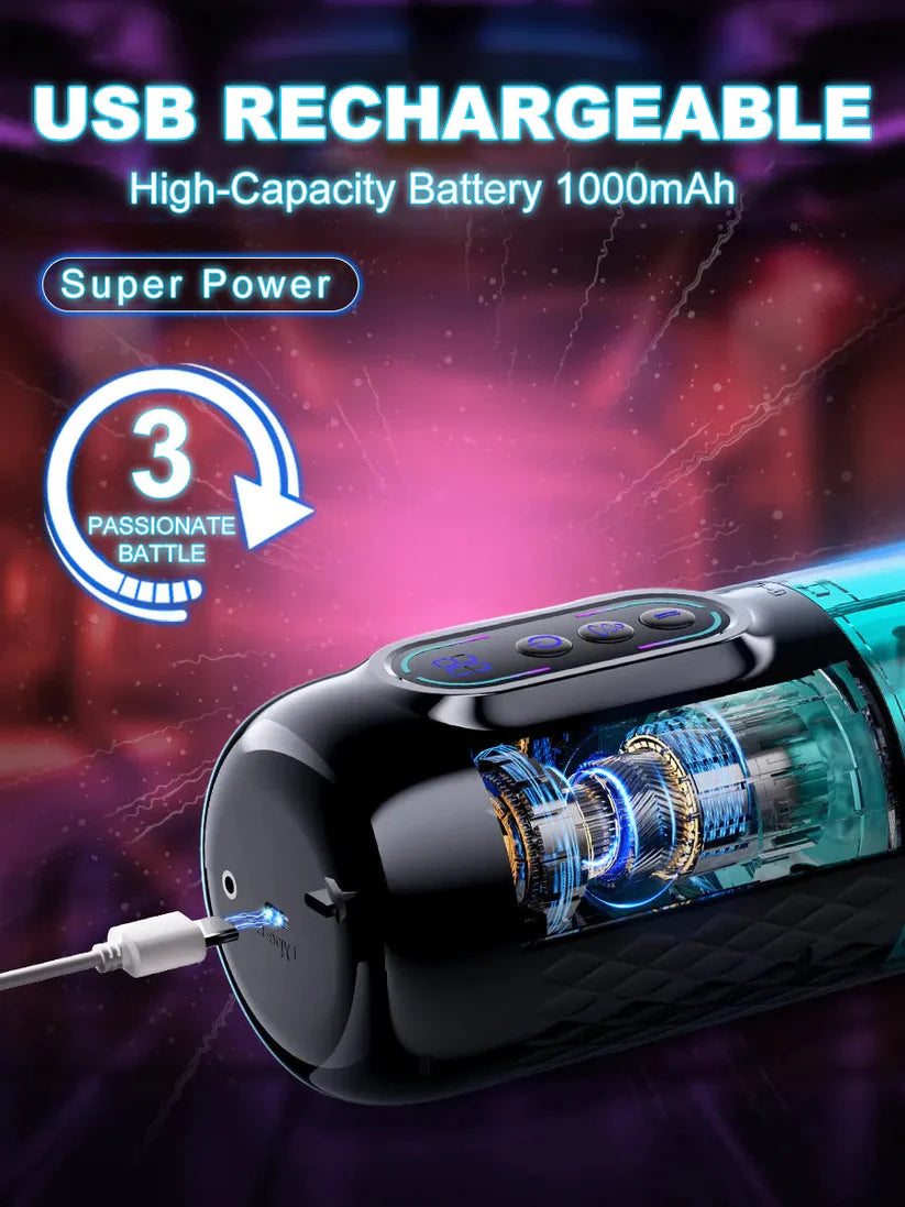 ❤【Discreet Delivery】-Smart Suction & Stroke Device – Fully Automated for Effortless Enjoyment