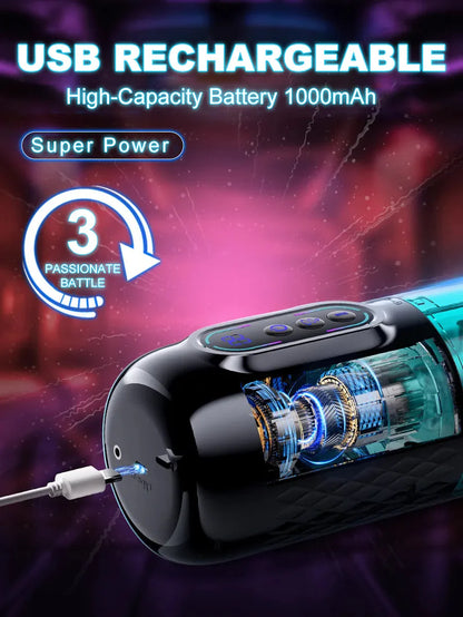 ❤【Discreet Delivery】-Smart Suction & Stroke Device – Fully Automated for Effortless Enjoyment