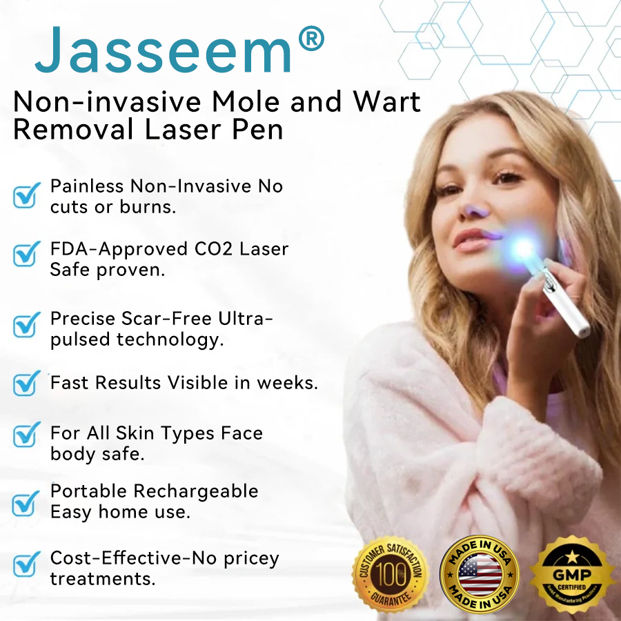 Medical-Grade Laser Pen 💕 (Powered by CO₂ laser technology – effectively removes moles, warts, skin tags, pigmentation spots, and other skin imperfections)🏆