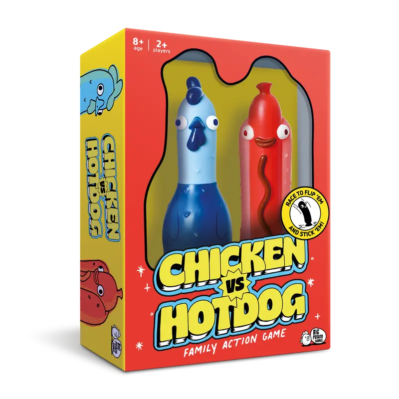 🔥Black Friday warm-up: 60% OFF🔥Chicken vs Hotdog Party Game – Flip, Stick & Laugh!